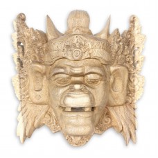 &apos;Puppet Show Clown&apos; Balinese Wood Mask Hand Carved Wall Sculpture NOVICA Bali   382541997062